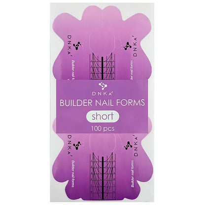 DNKa - Paper Builder Nail Forms Short, 100pcs