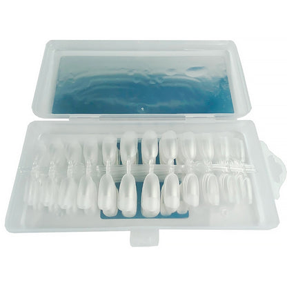 DNKa Professional Nail Gel Tips Oval — size range laid out