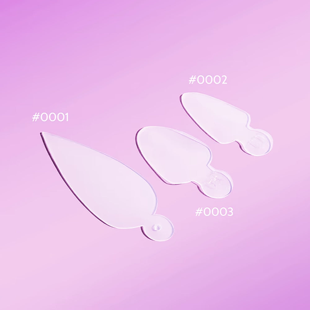 DNKa Professional Nail Molds #0001 — smile line being shaped