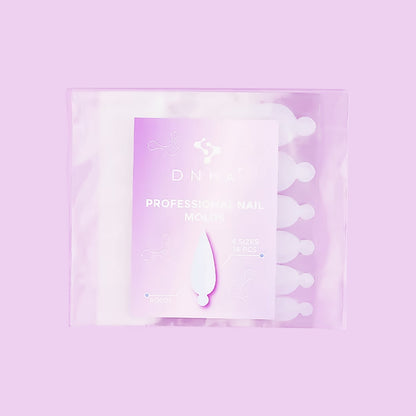 DNKa Professional Nail Molds #0001 — completed French manicure result