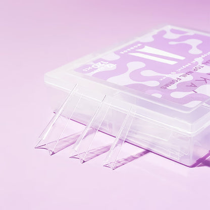 120pcs — DNKa Top Nail Forms Monroe — form applied to nail during modeling