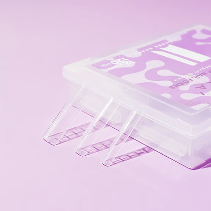 DNKa Top Nail Forms Square Sharp — box paired with DNKa Builder Gel
