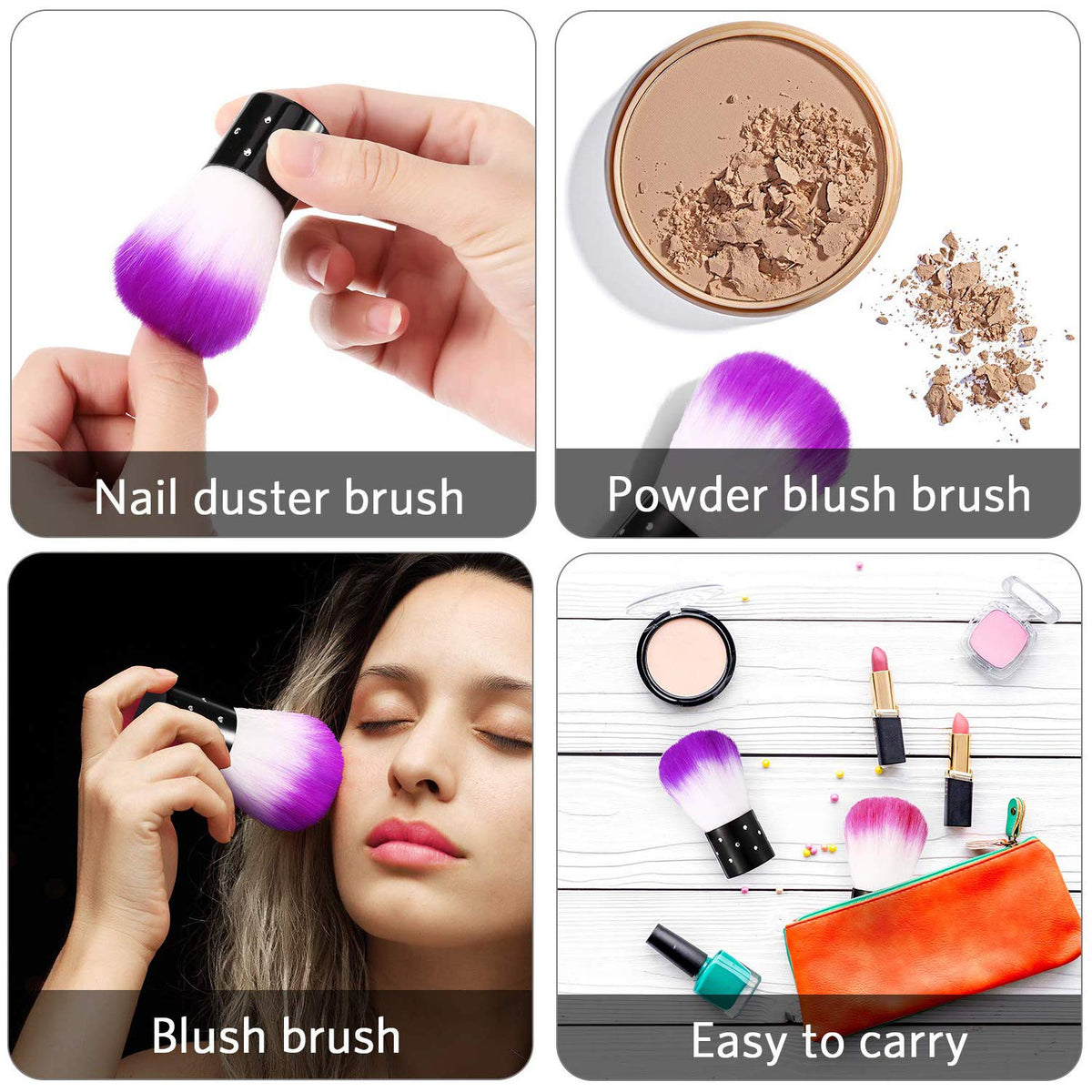 Nail Dust Remover Brush, 1 pc