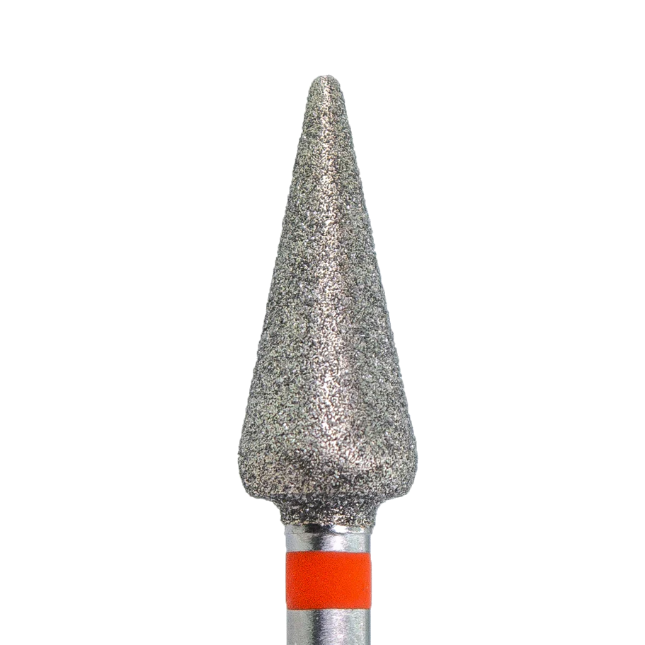 KMIZ - Diamond Nail Drill Bit Red Drop 5.0-12.5F (#193)