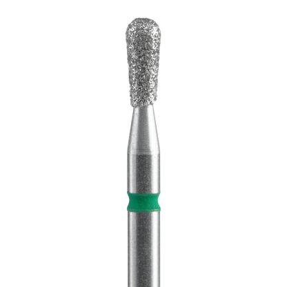 STALEKS - Diamond nail drill bit, "Match", green, EXPERT 2.3/5 mm (FA120G023/5)