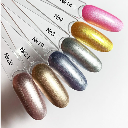 DARK Stamping Polish White Gold Metallic #21, 10ml