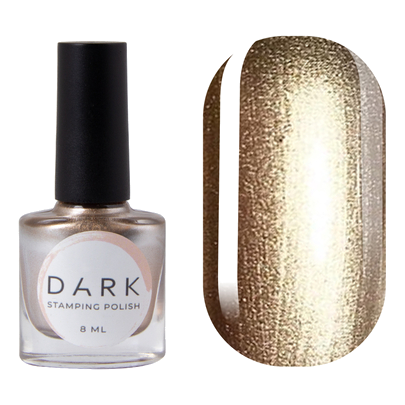 DARK Stamping Polish White Gold Metallic #21, 10ml