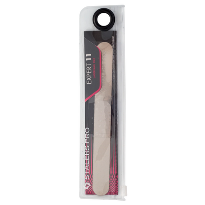 Laser Nail File EXPERT 11 165 mm (Wide Straight With Handle)  FE-11-165 -STALEKS
