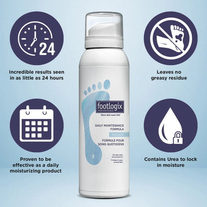 Footlogix Daily Maintenance foot mousse 125ml