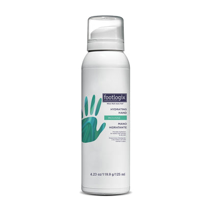 Footlogix Hydrating Hand Mousse lightweight hand care foam 125ml