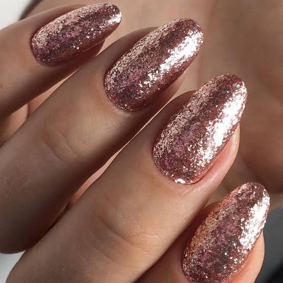 Akzentz - Gel Play - Glitz Rose Gold Leaf, 4g