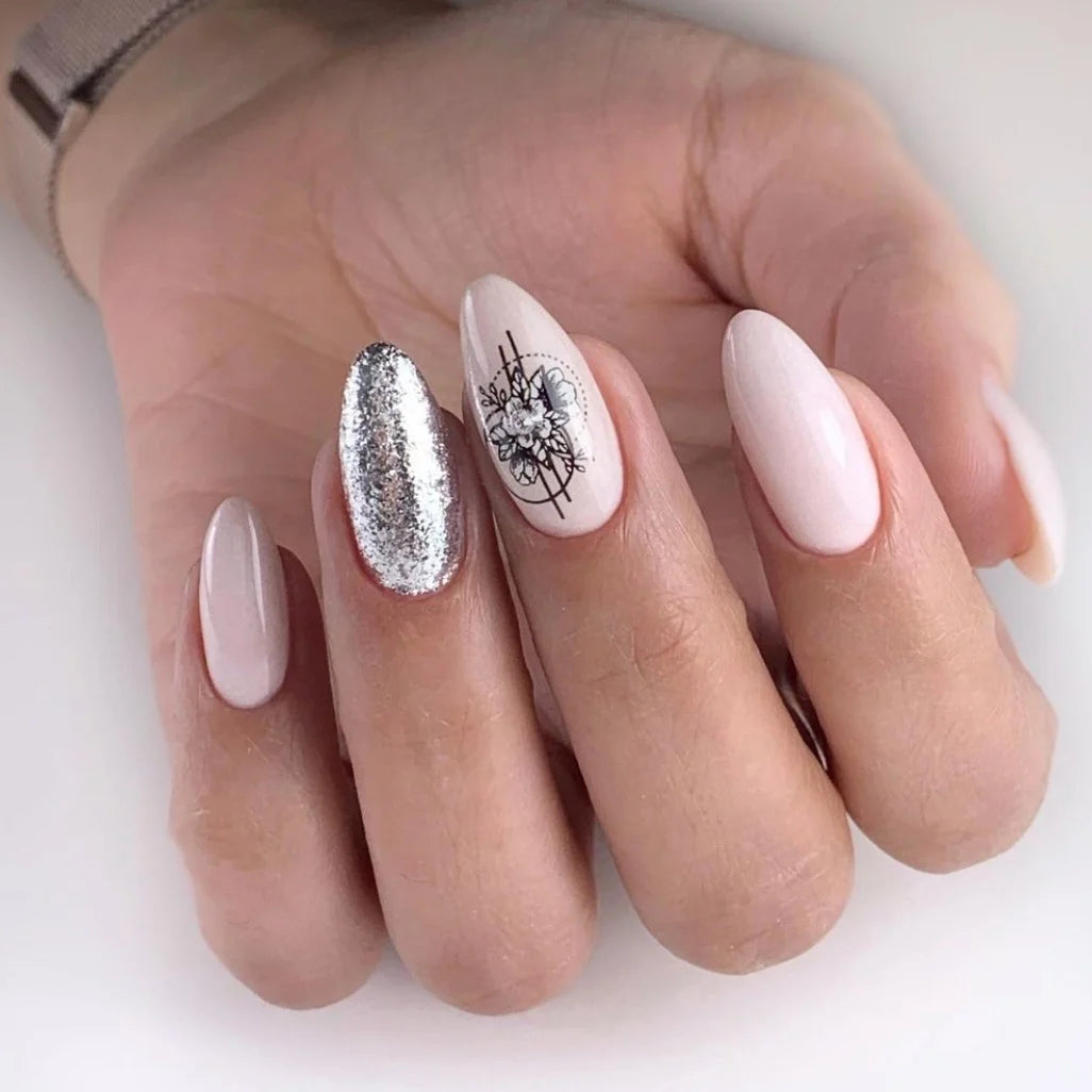 Akzentz Gel Play  Glitz White Gold Leaf, 4g