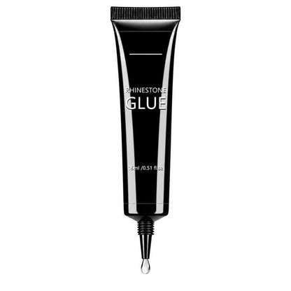 GLOZ 15 ml UV/LED-curable nail glue for flat-back rhinestones, beads, and 3D embellishments