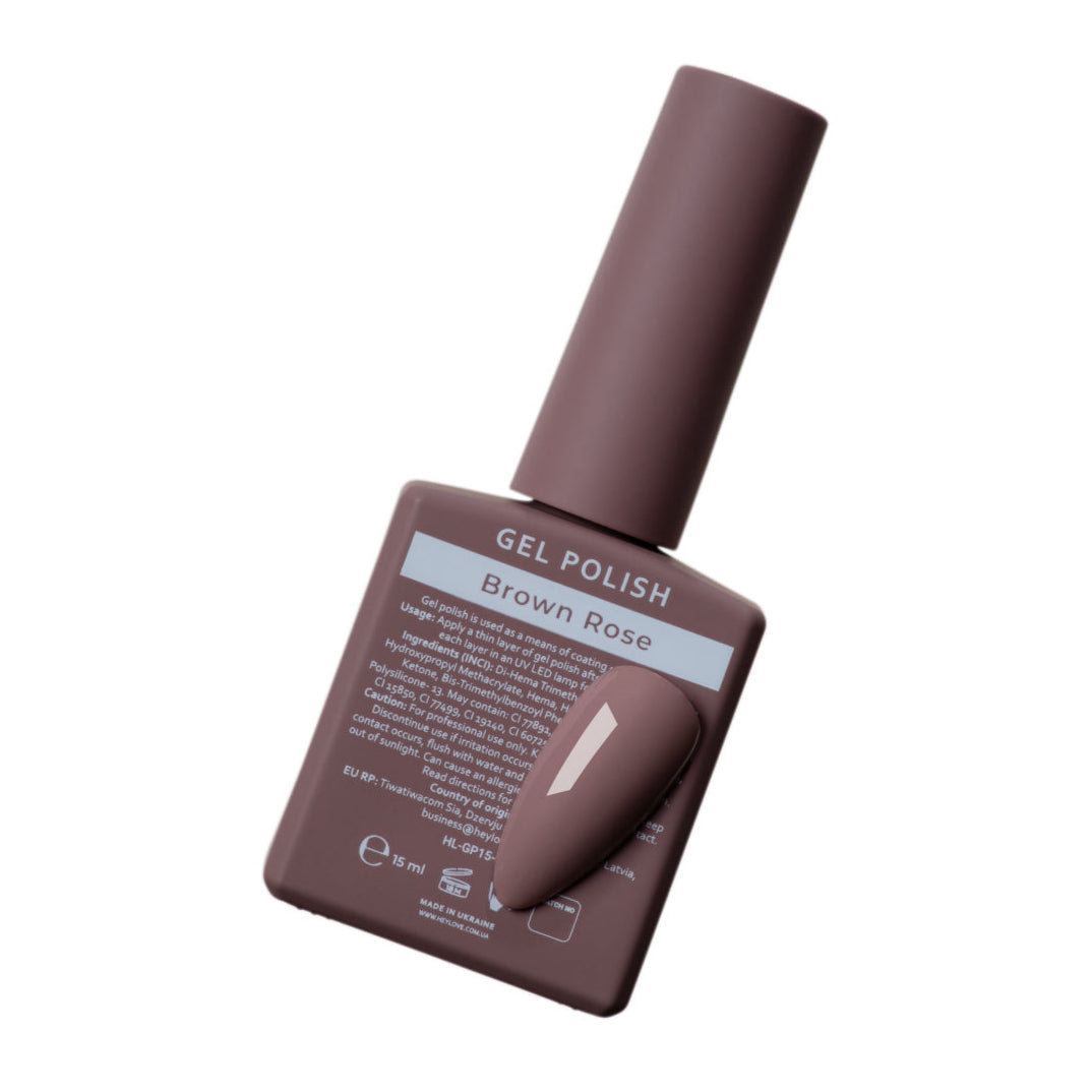 HEYLOVE - Gel Polish Brown Rose, 15ml