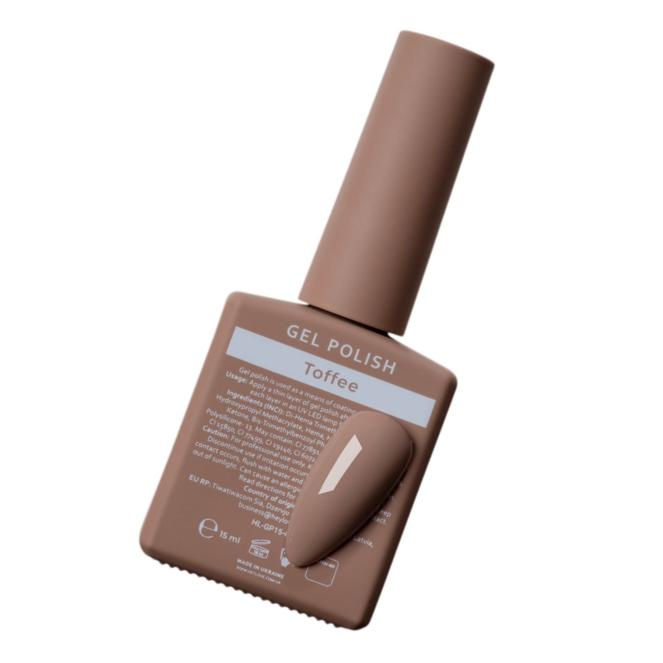 HEYLOVE - Gel Polish Toffee, 15ml