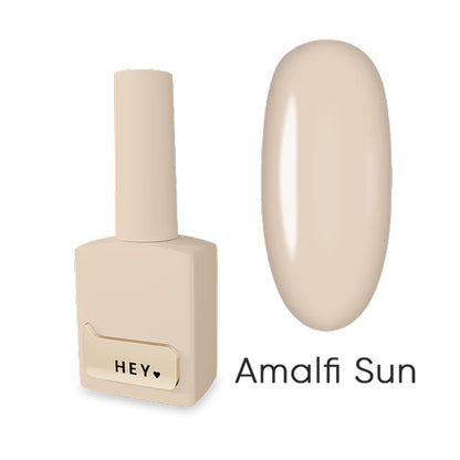 Gel Polish Amalfi Sun - Creamy Yellow, 15ml - HEYLOVE