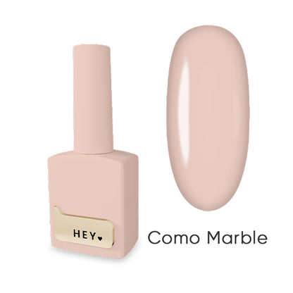 Gel Polish Como Marble - Light Nude, 15ml - HEYLOVE