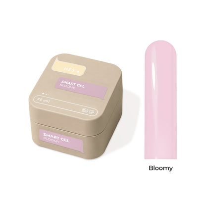 Smart Gel Bloomy - Dense Soft Pink Builder Gel, 15ml/30ml - HEYLOVE