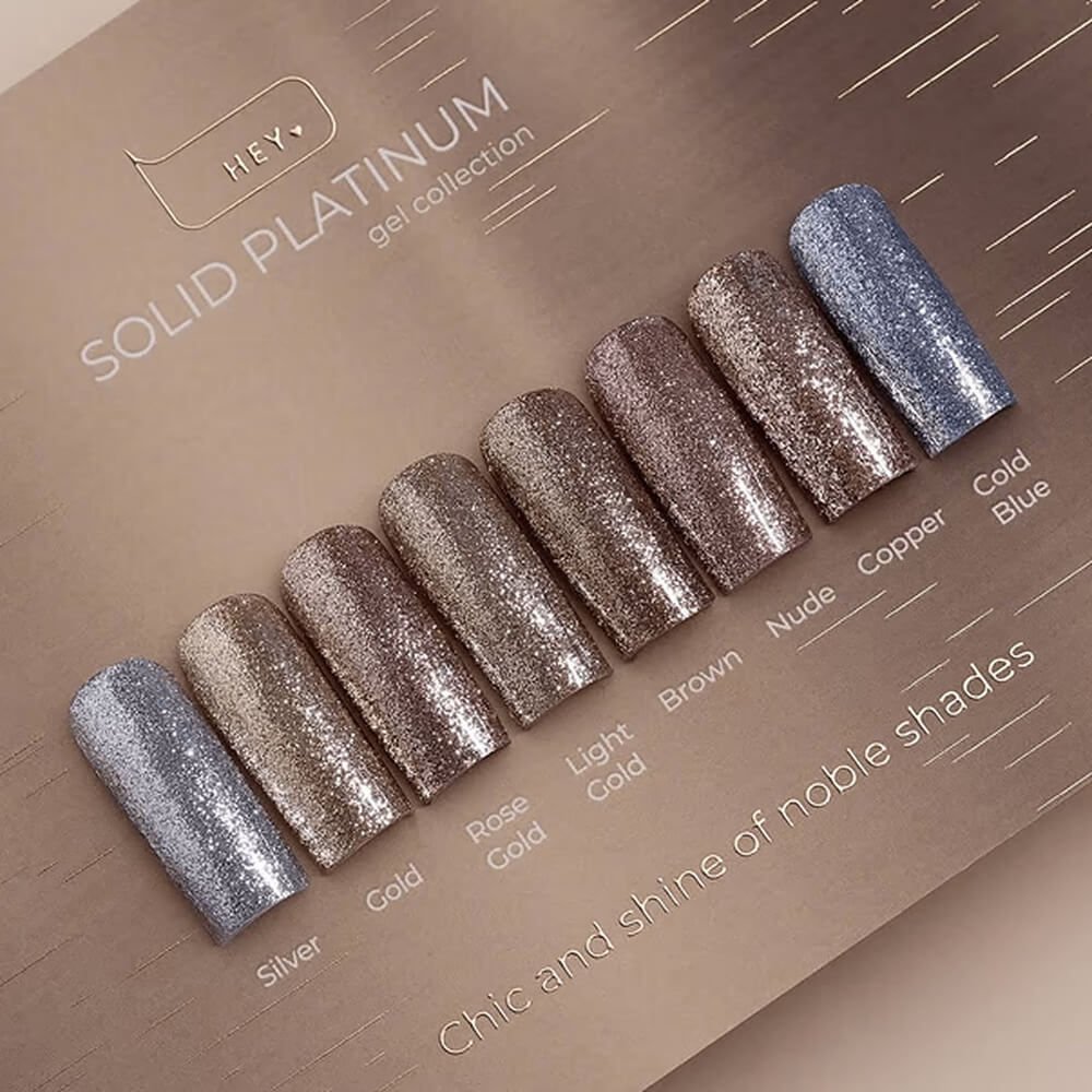 HEYLOVE brown solid gel set 5 pcs 5g