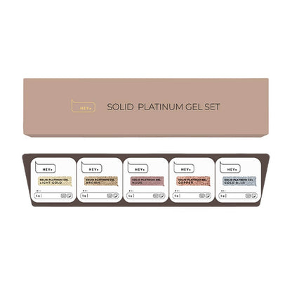 HEYLOVE Solid Platinum Set Brown 5x5g