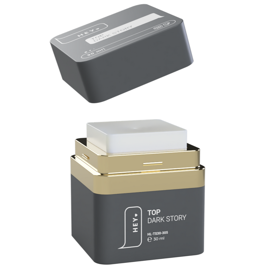 HEYLOVE - Top Coat Dark Story, 15ml and 30ml