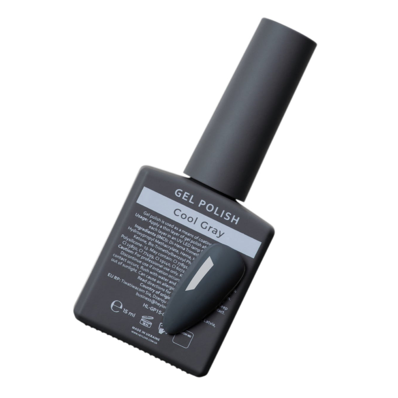 HEYLOVE - Gel Polish Cool Gray, 15ml