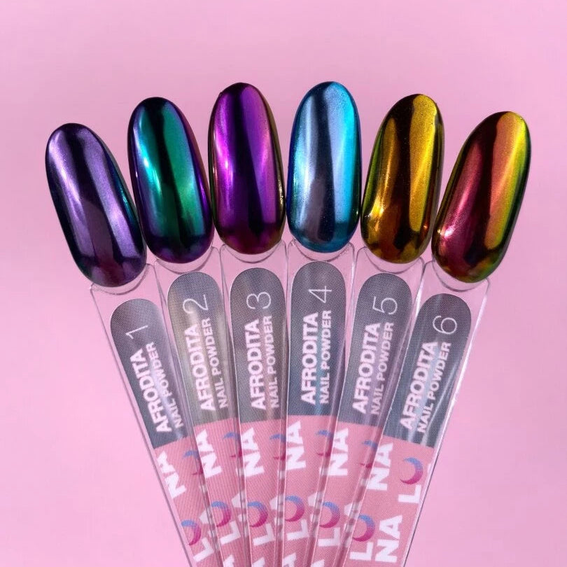 Afrodita Nail Powder Set (6pcs) - LUNA