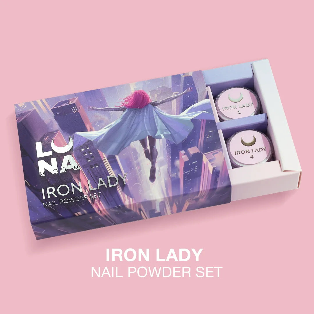 Iron Lady Nail Powder Set (6pcs) - LUNA