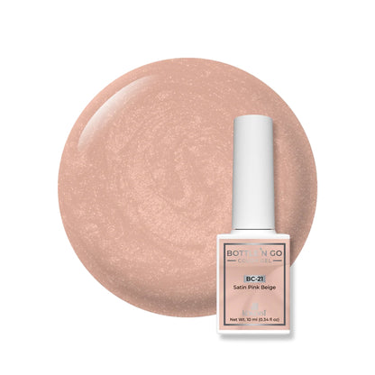 Kokoist Bottle 'N Go BC-21 Color Gel Satin Pink Beige – 10ml