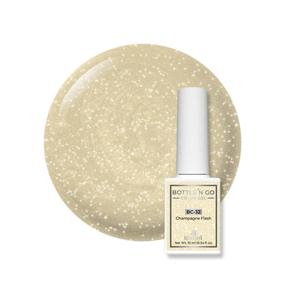 Kokoist Bottle 'N Go BC-32 Color Gel Champagne Flash, 10ml