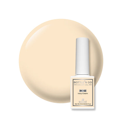 Kokoist Bottle 'N Go BC-52 Color Gel Ivory Cream, 10ml