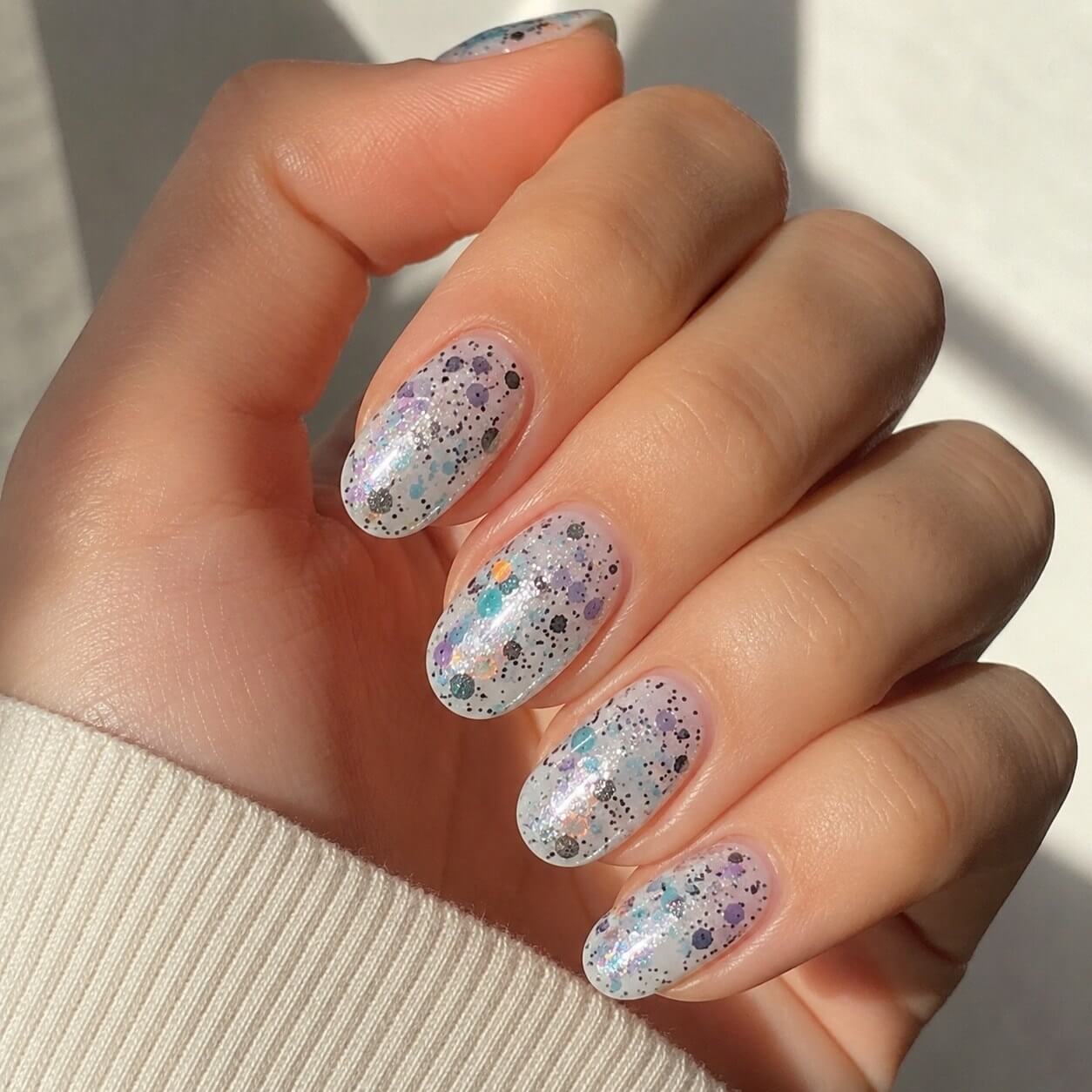 Kokoist Bottle 'N Go BC-60 Splash Aquarium, 10ml silver holographic glitter swatch