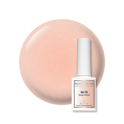 Kokoist Bottle 'N Go BC-71 Beige Pebble, 10ml, full manicure application