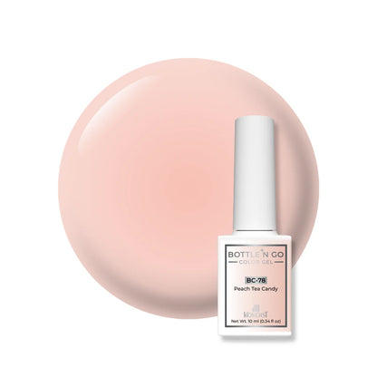 Kokoist Bottle 'N Go BC-78 Peach Tea Candy, 10ml, close-up of sheer texture