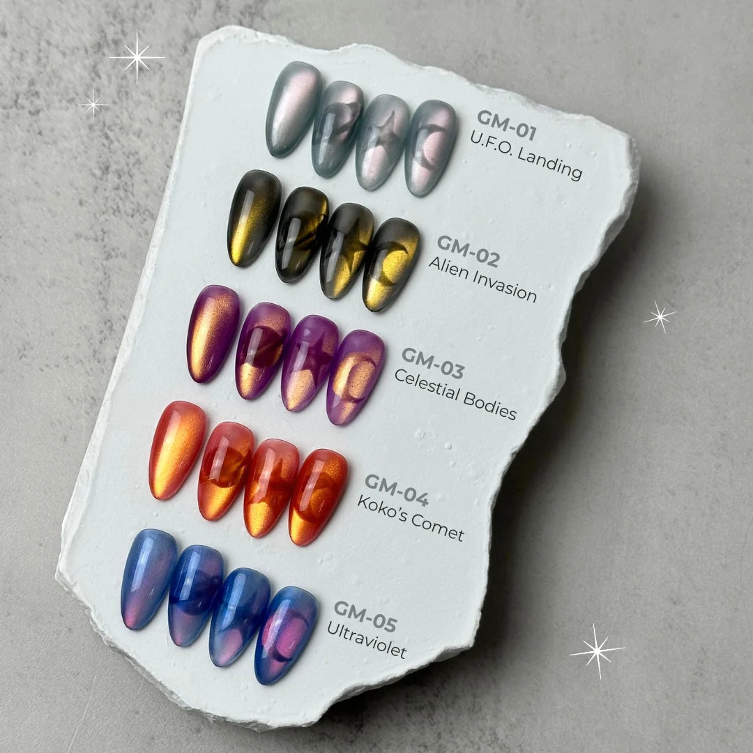 Kokoist Galaxy Magnet GM-01 UFO Landing, 10ml, full manicure with glow effect