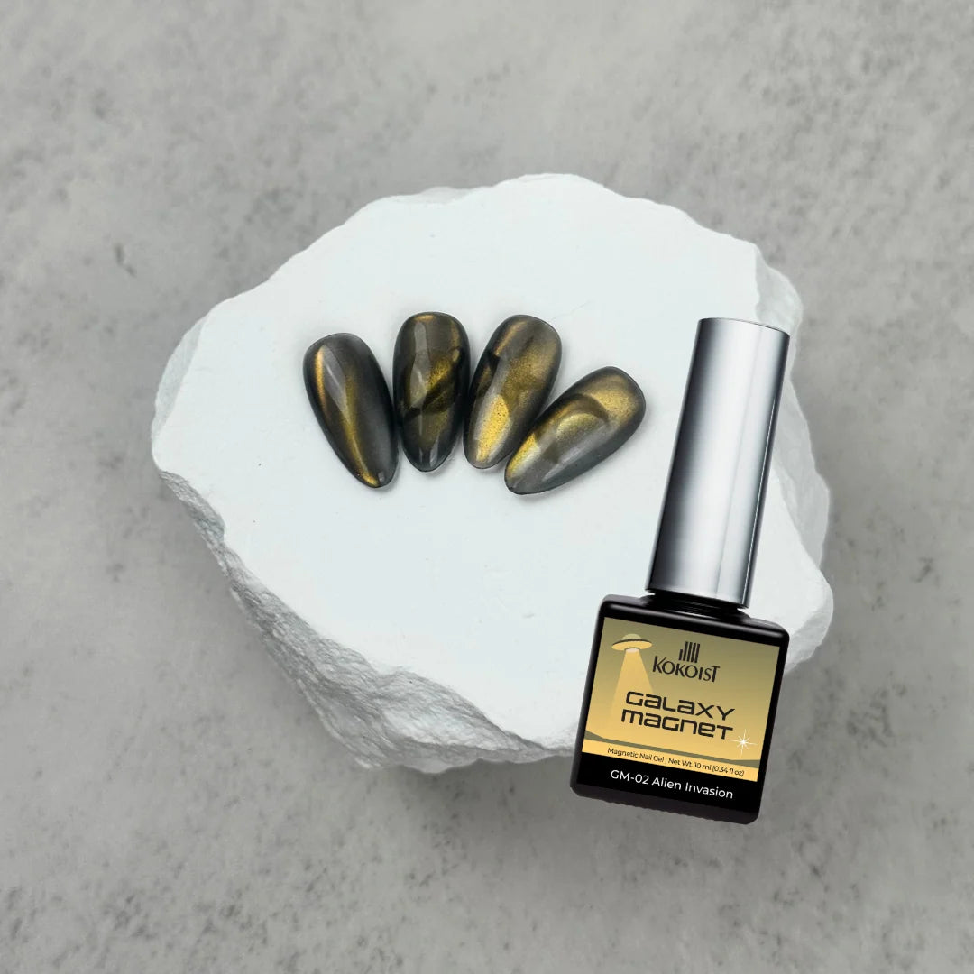 Kokoist Galaxy Magnet GM-02 Alien Invasion, 10ml, full manicure with glow effect