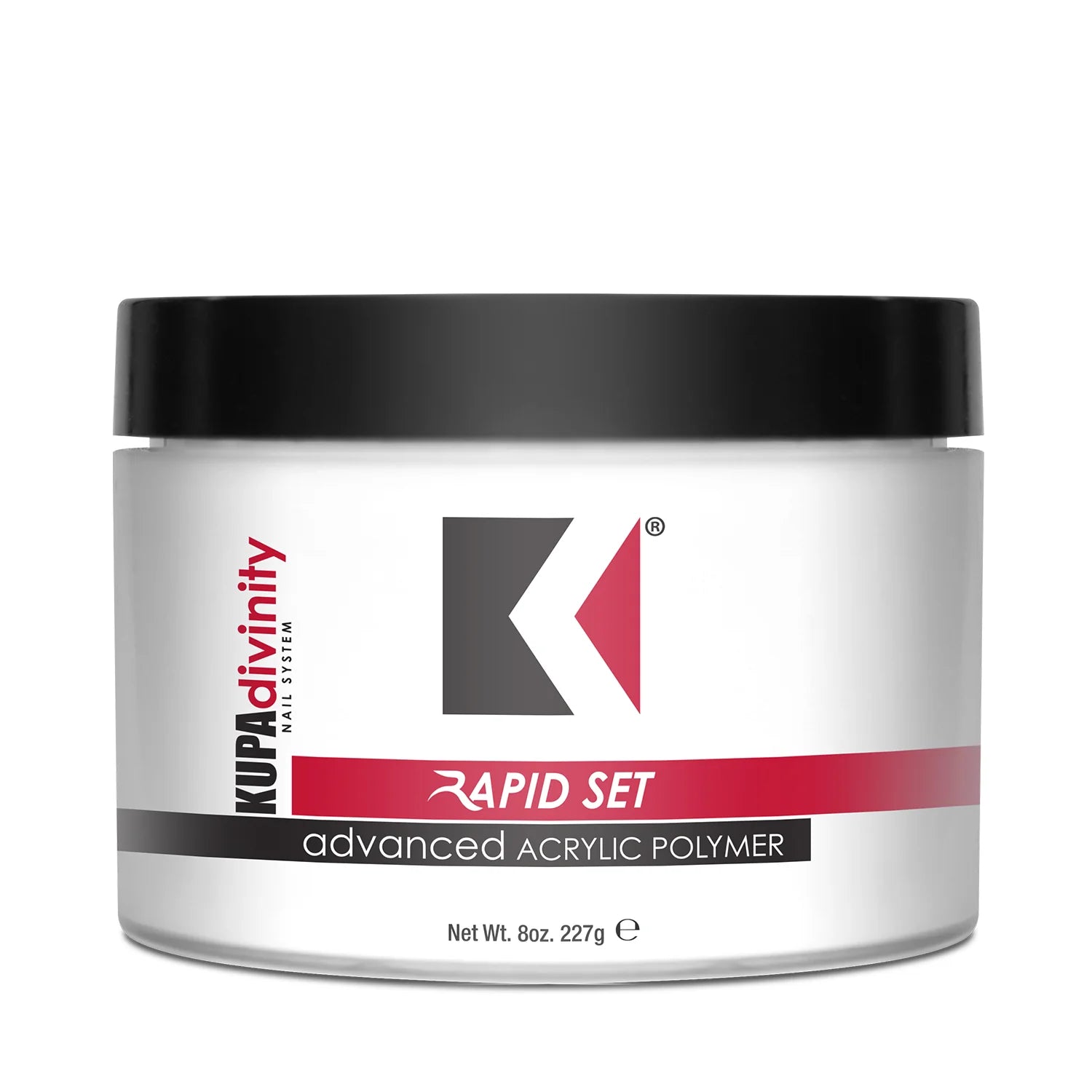 Kupa - Divinity Structure Acrylic Powder Rapid Set Clear, 2oz and 8oz