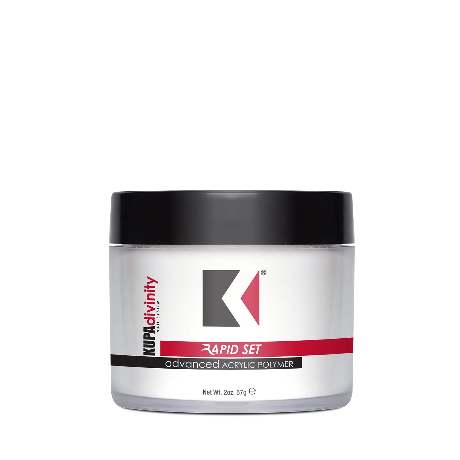 Kupa - Divinity Structure Acrylic Powder Rapid Set Clear, 2oz and 8oz