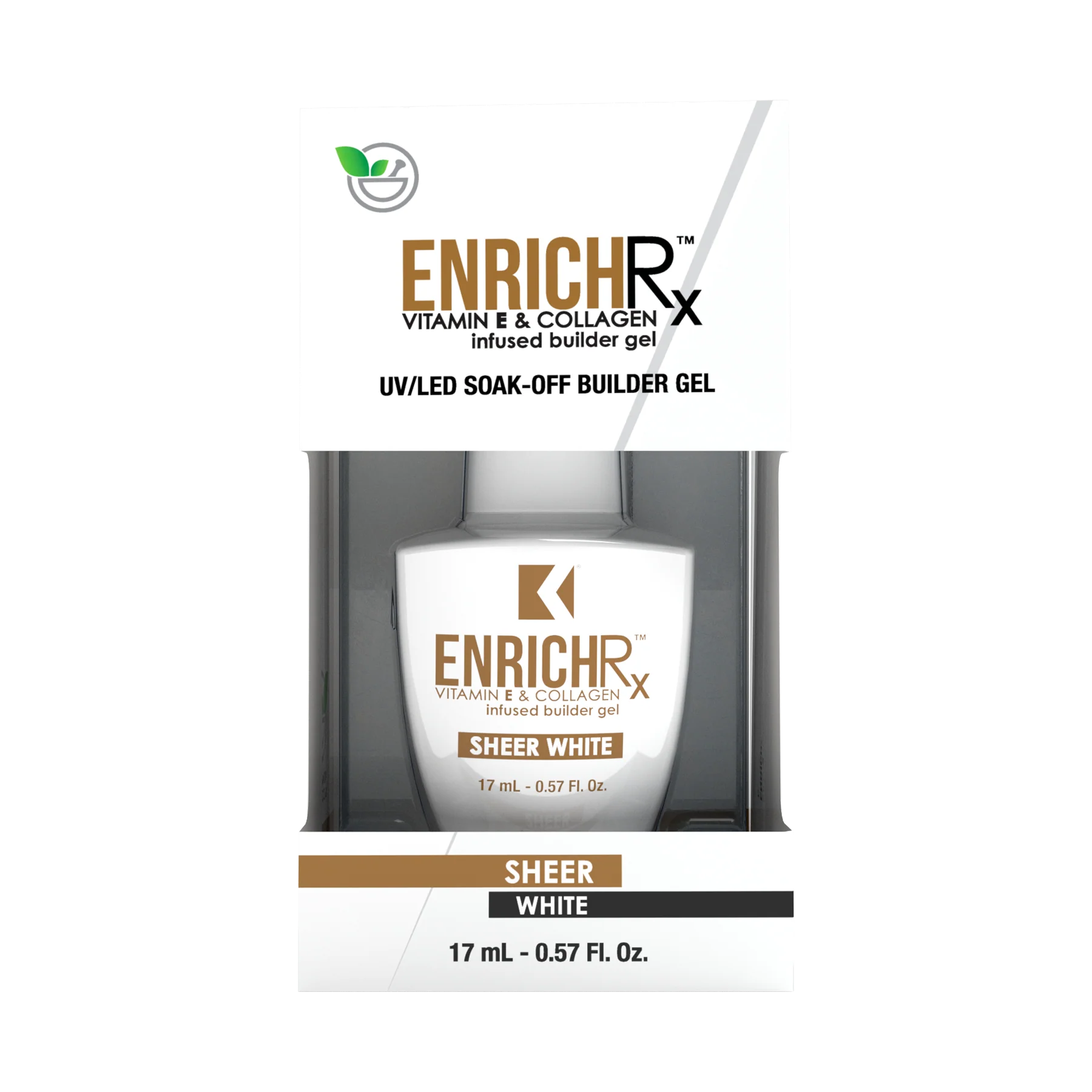 Kupa - Gelfinity EnrichRx Builder Gel Sheer White, 17ml