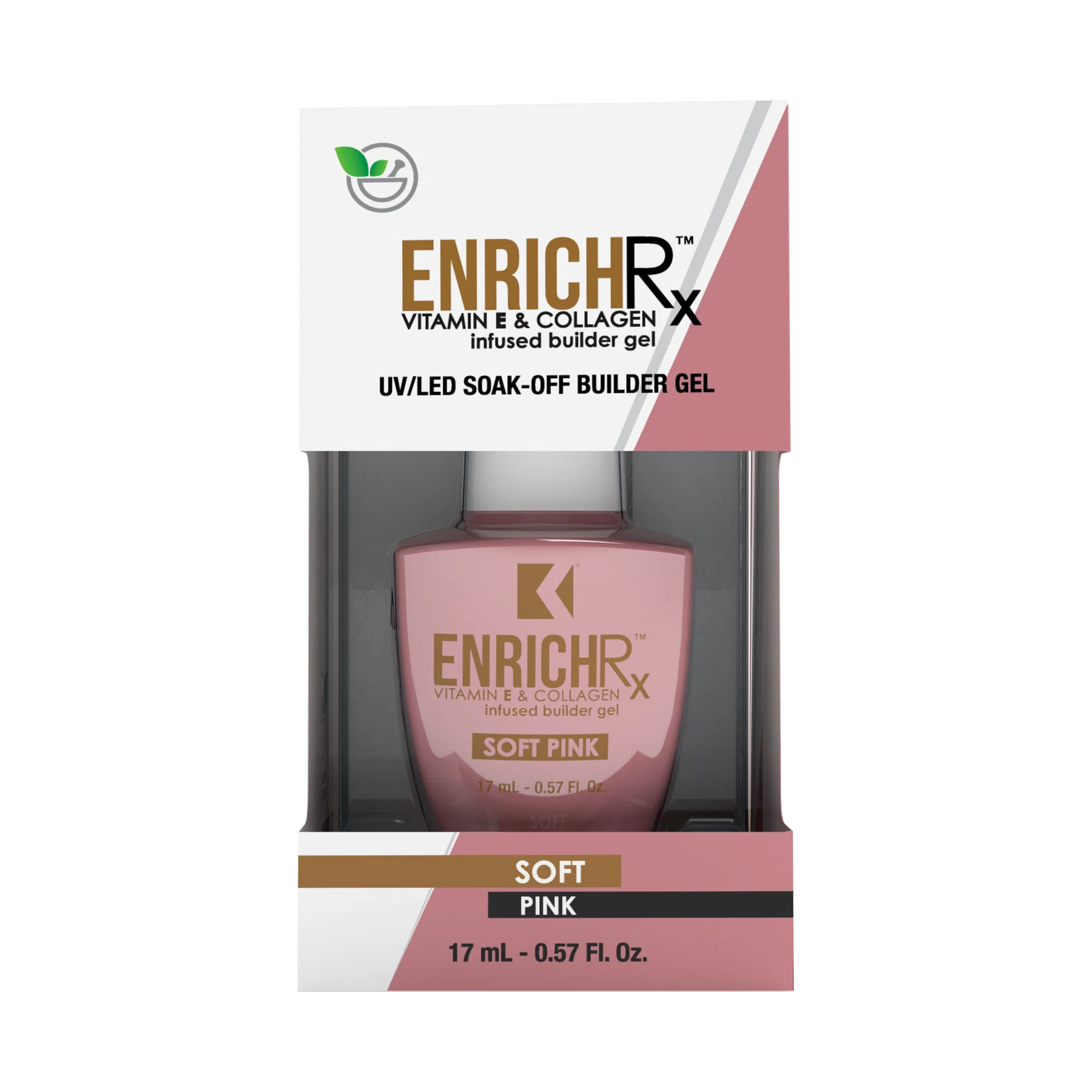 Kupa - Gelfinity EnrichRx Builder Gel Soft Pink, 17ml