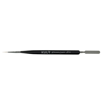 Kupa KULR Dream Liner DUO Brush, liner bristle end close-up