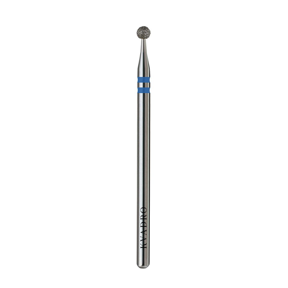  KVADRO Diamond Nail Drill Bit Ball 0.25 mm Blue is designed for precise and efficient nail preparation procedures. 