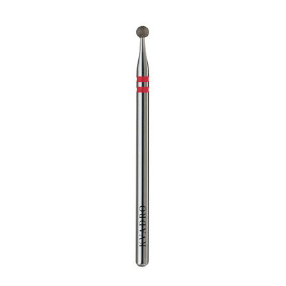 KVADRO Diamond Nail Drill Bit – Ball 0.25 mm – Red