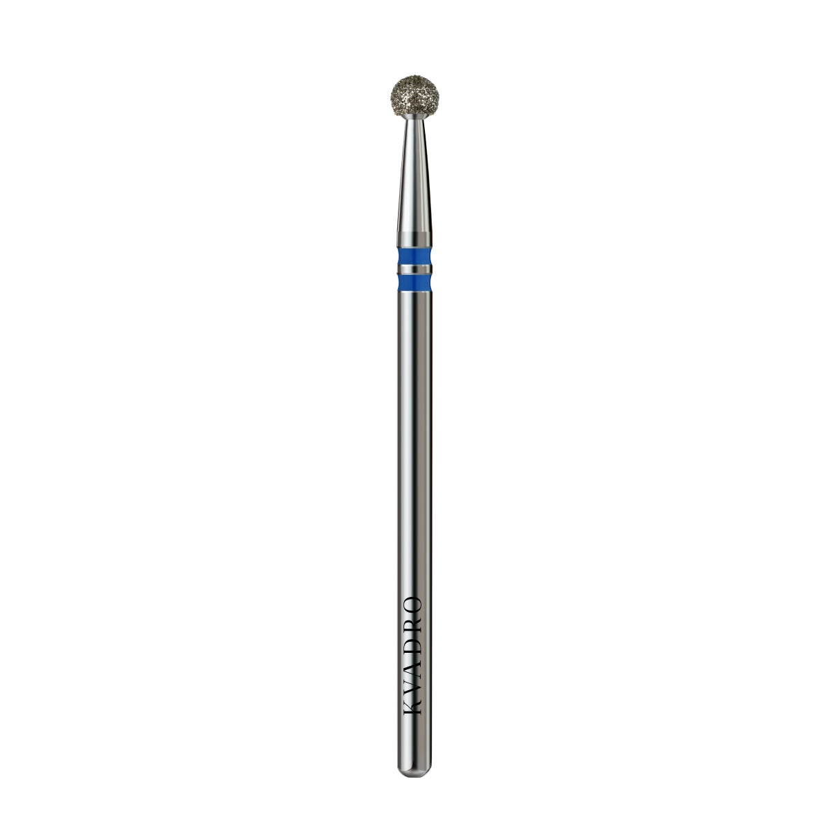  KVADRO Diamond Nail Drill Bit Ball 0.30 mm Blue is designed for precise and efficient nail preparation procedures. 