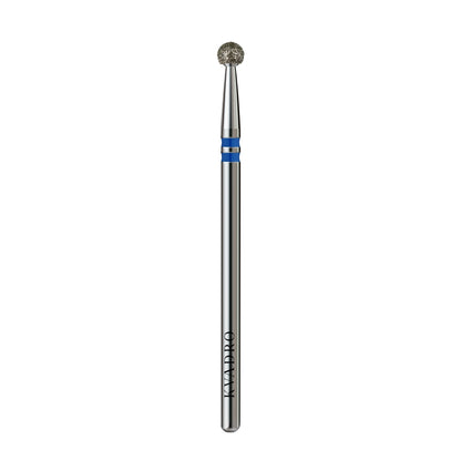  KVADRO Diamond Nail Drill Bit Ball 0.30 mm Blue is designed for precise and efficient nail preparation procedures. 