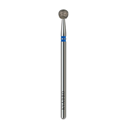  KVADRO Diamond Nail Drill Bit Ball 0.40 mm Blue is designed for efficient and controlled nail preparation procedures. 