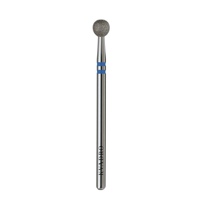  KVADRO Diamond Nail Drill Bit Ball 0.45 mm Blue is designed for efficient and controlled nail preparation procedures. 