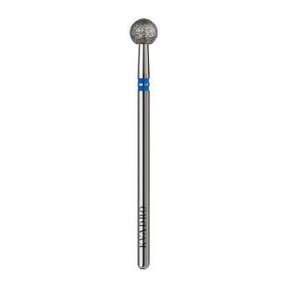  KVADRO Diamond Nail Drill Bit Ball 0.50 mm Blue is designed for efficient and controlled nail preparation procedures. 
