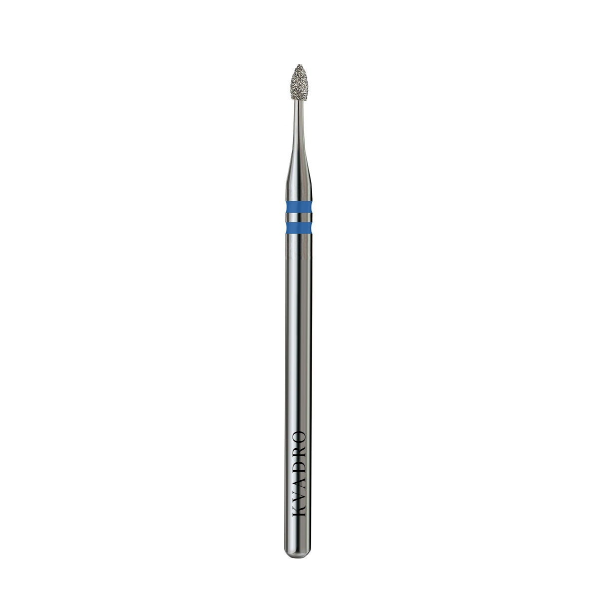 KVADRO Diamond Nail Drill Bit Bud 0.12 mm Blue is designed for precise and controlled nail preparation in professional manicure and pedicure procedures. 