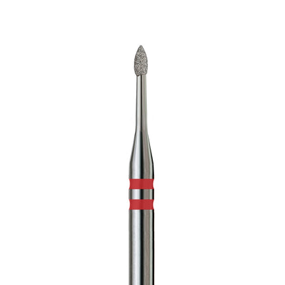 KVADRO Diamond Nail Drill Bit – Bud 0.12 mm – Red